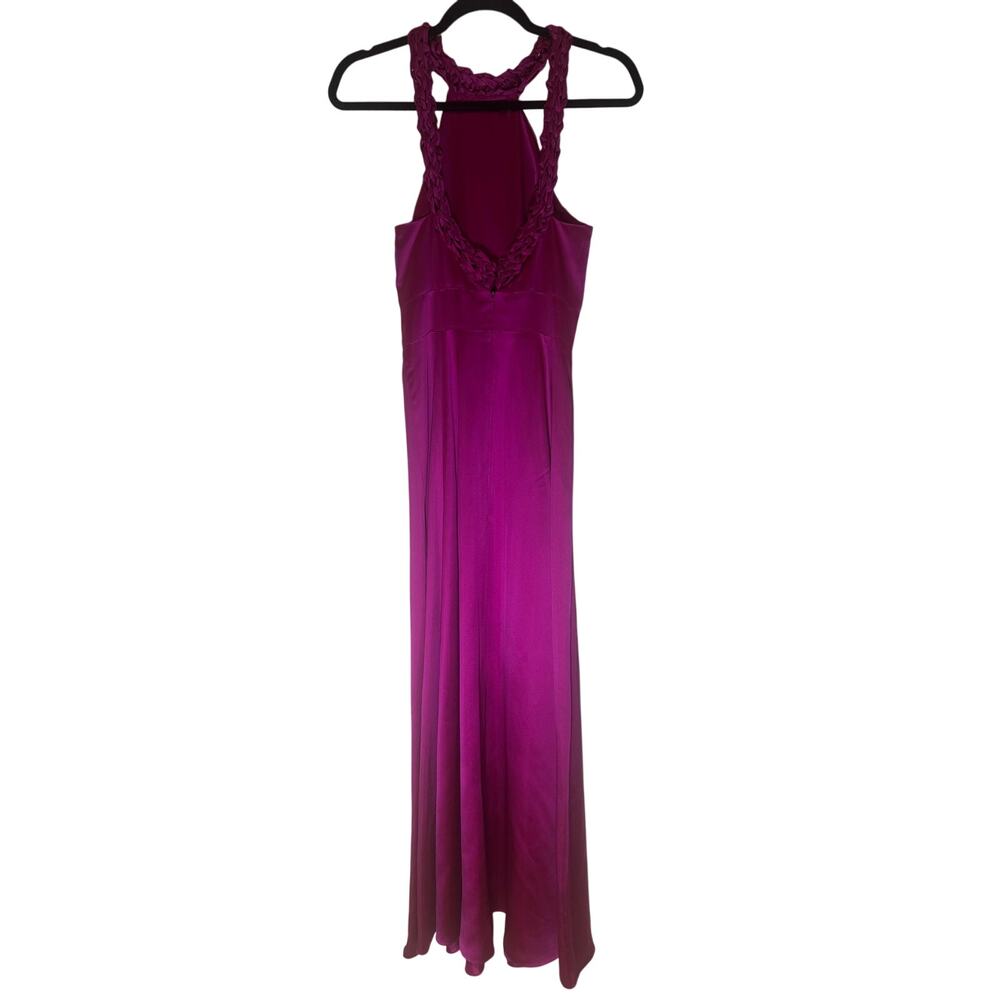 LOT 8 by Chloe Dao Women's Small Fuchsia Sleeveless Maxi Dress Made in USA